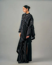 Necklace Top & Patchwork Lungi Skirt Set