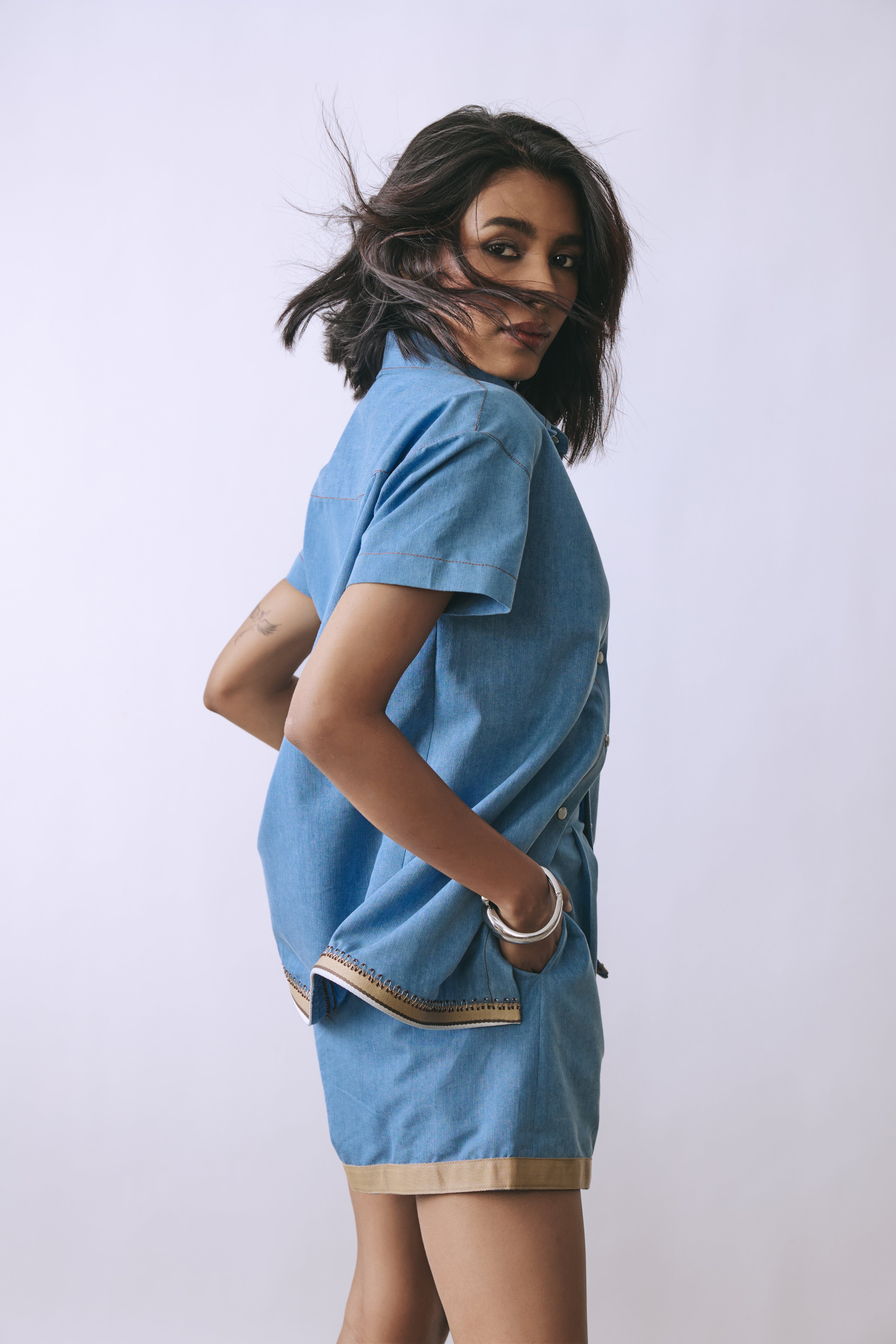 Ice Link Denim Co-ord Set