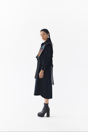 Calla Shirt Dress With Multi Vest