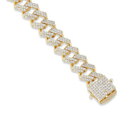 PRONG CUBAN LINK BRACELET