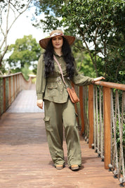 Shalini  Passi In Olive Safari Trail Co-ord
