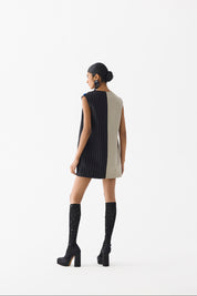 Buds Half & Half Suiting Dress
