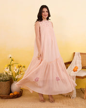 Apricot Bloom Dress