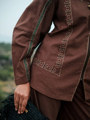 Morracan Shirt Brown
