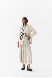 Tiger Lily Linen Blazer & Skirt
