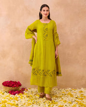 Amber Bloom Kurta Set