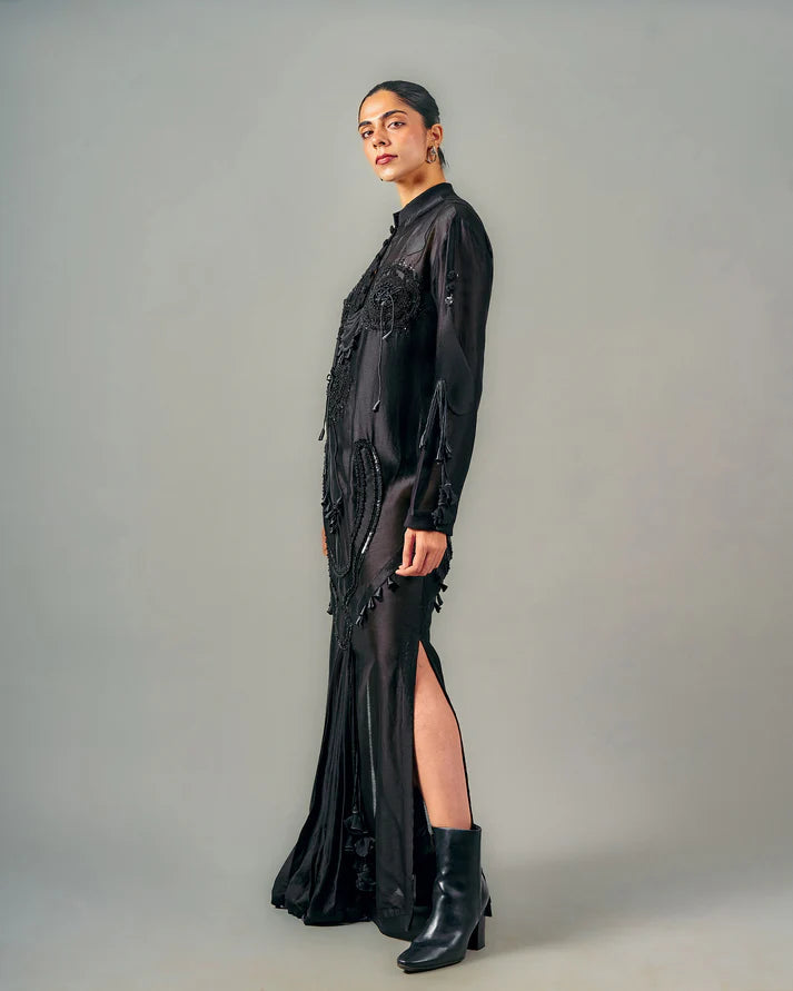 Circles Dhoti Drape Dress