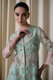 Elotia mint green dress image 1