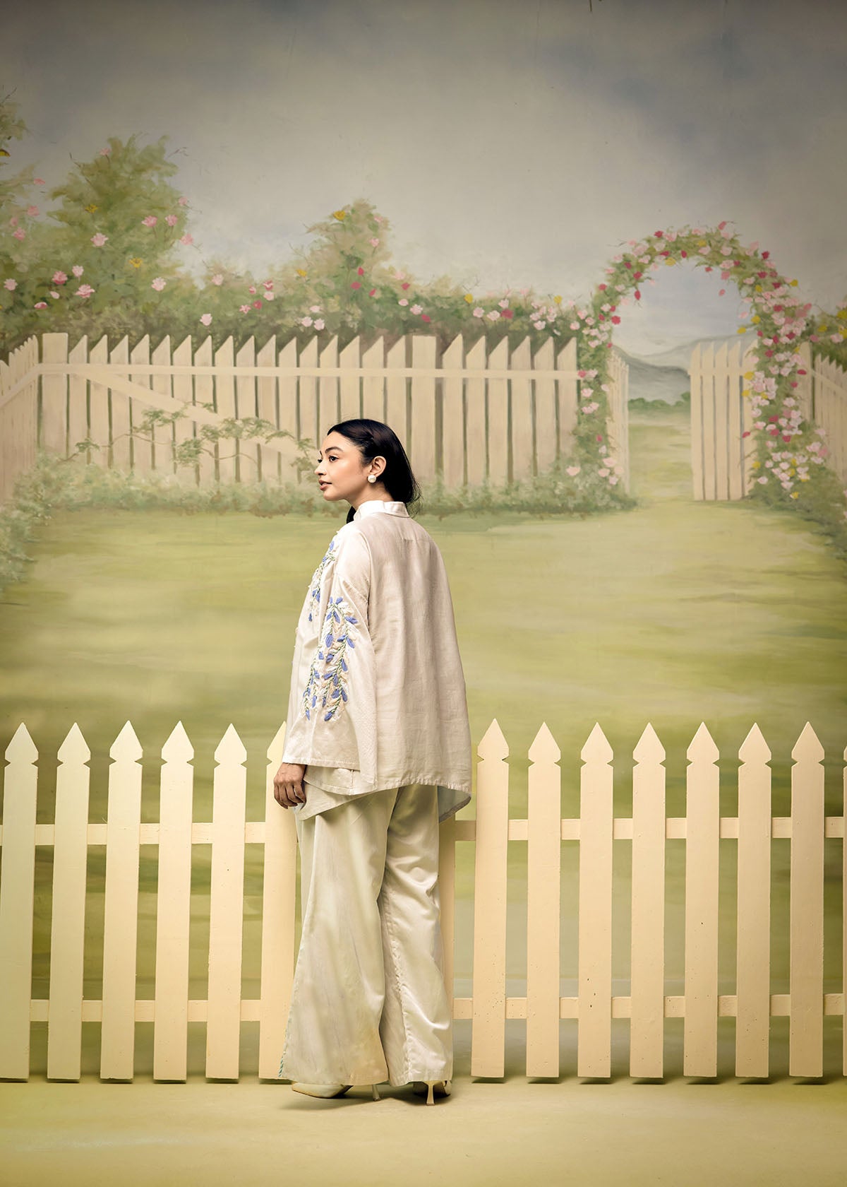 Mist Blue Garden Relaxed Co-ord Set