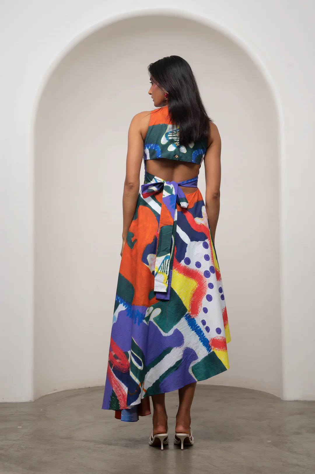 Varen Tie Up Dress