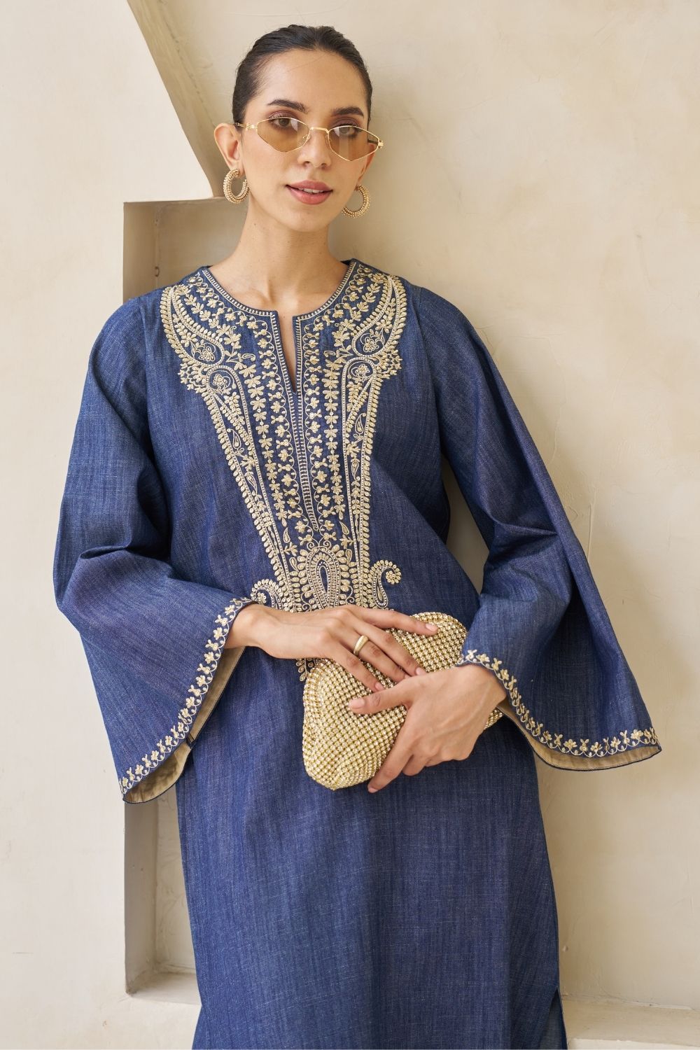 Nova Embroidered Kaftan
