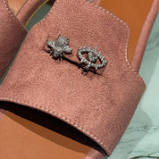 Blush Suede Charm Mules Blush Pink 3 Charms
