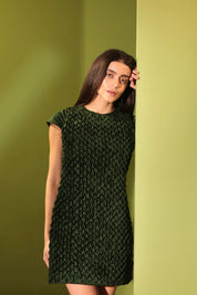 Emerald Smocked Dress