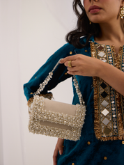 Aurel Pearl Medium Bag White
