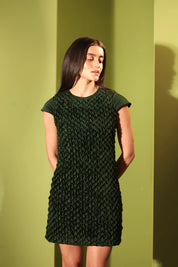 Emerald Smocked Dress