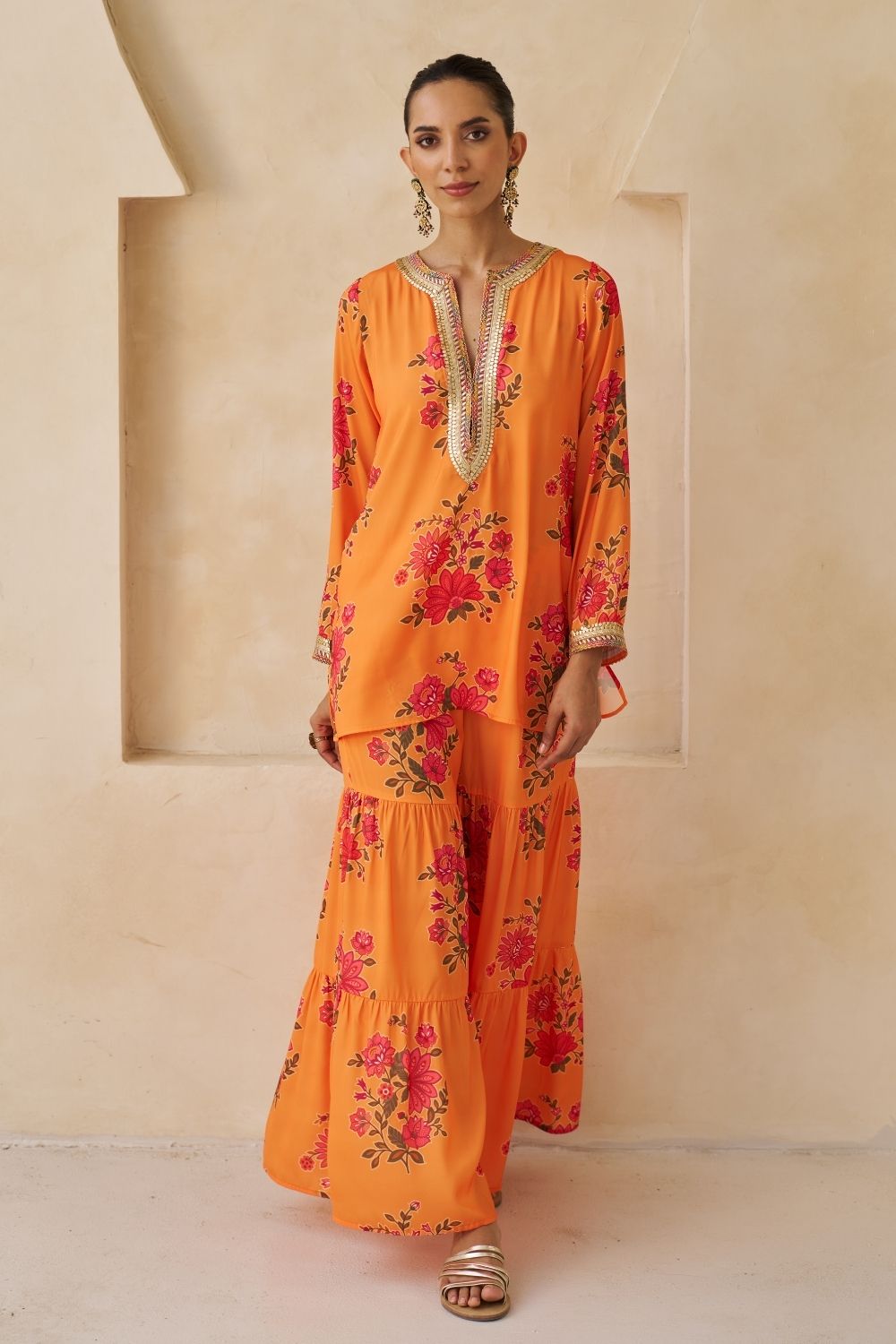 Tapti Sharara Set With Dupatta