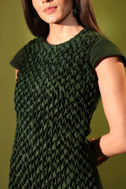 Emerald Smocked Dress