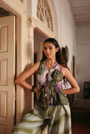 Crayon Pleats Top