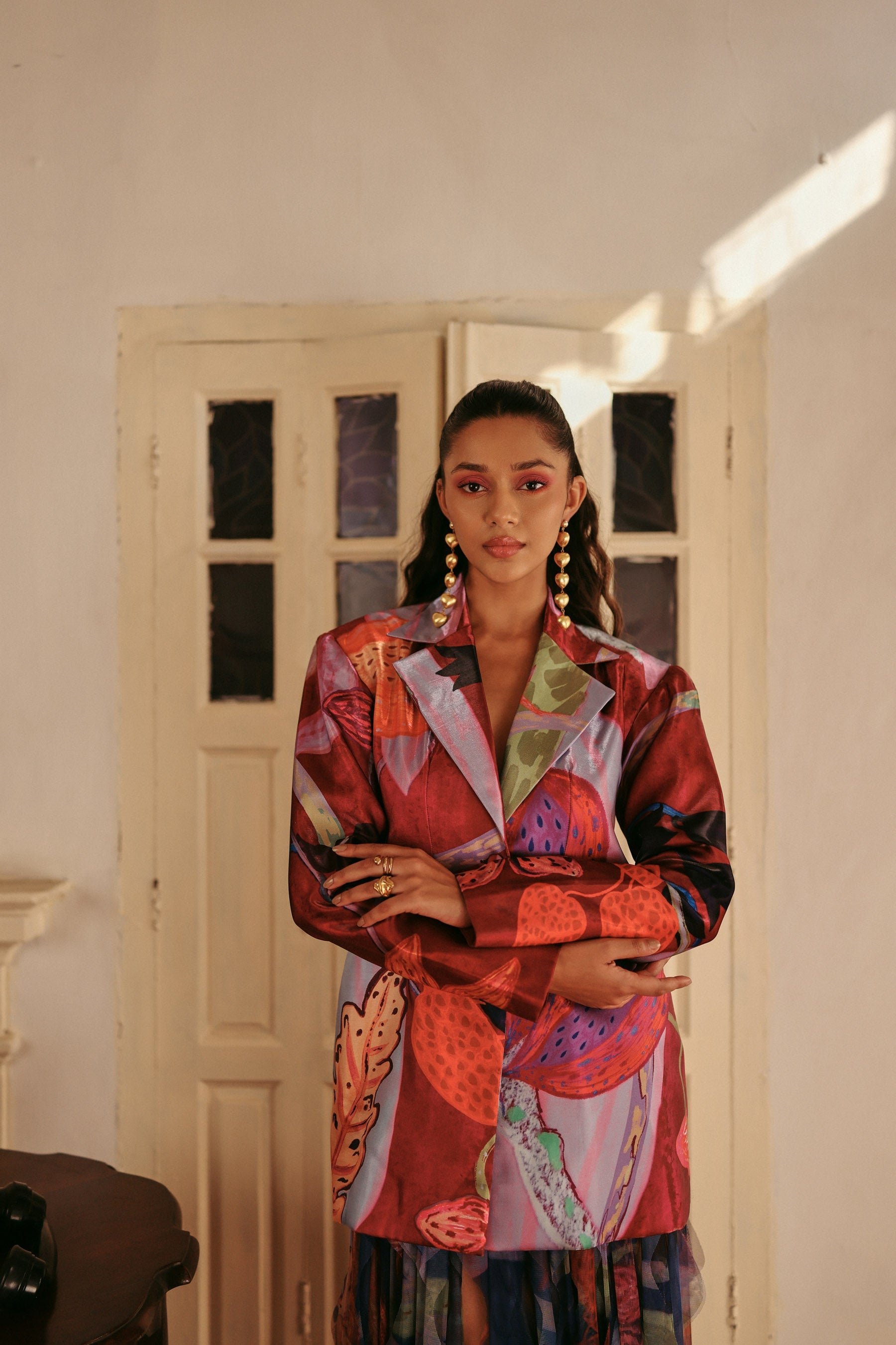 Ruffled Muse Blazer