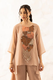 Kiara Nude Colour Co-ord Set