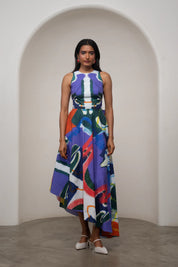 Varen Tie Up Dress