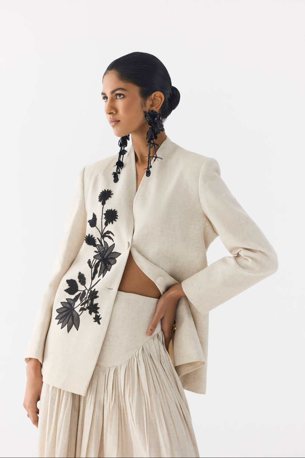 Tiger Lily Linen Blazer & Skirt