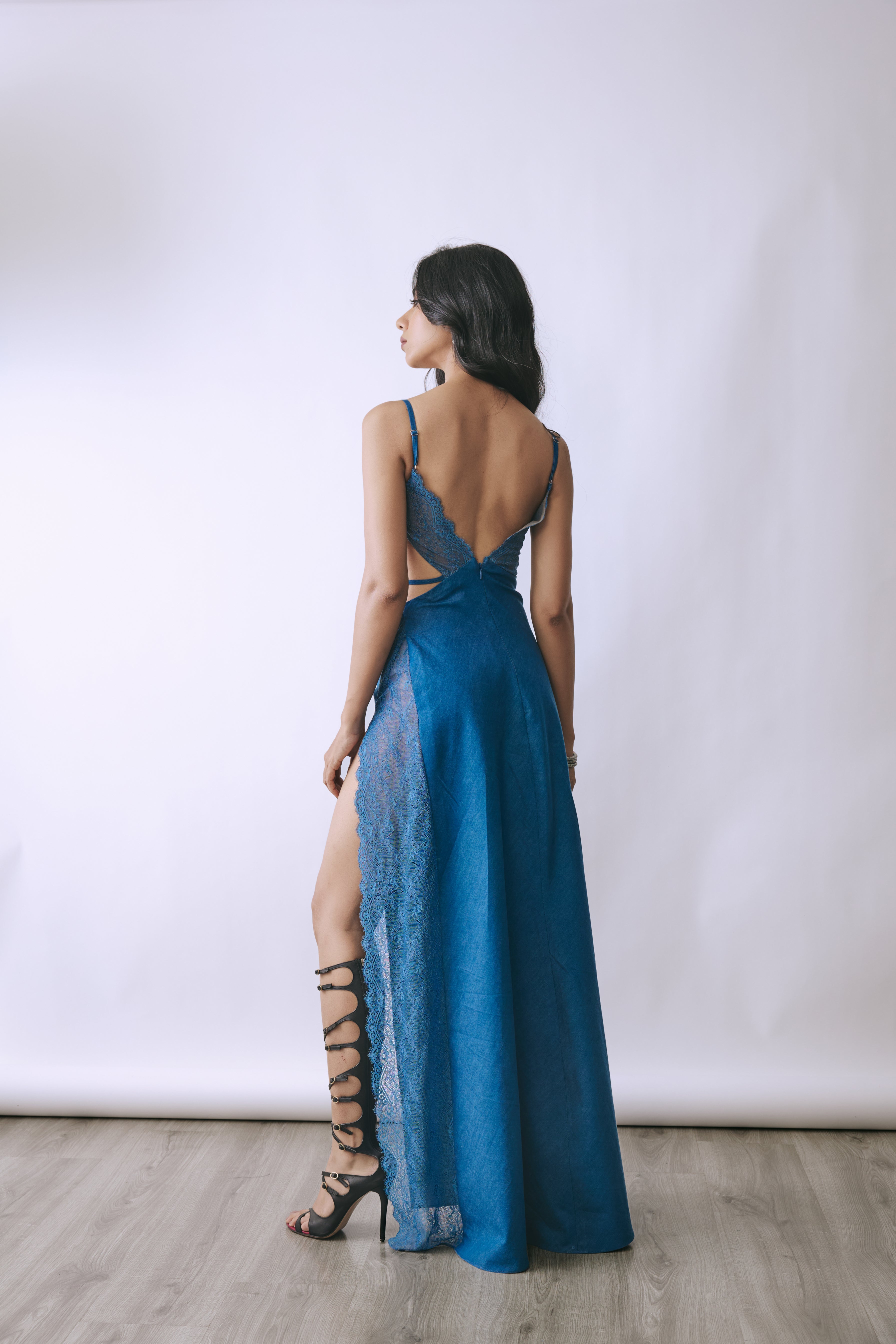 Lunar Edge Cut Out Gown