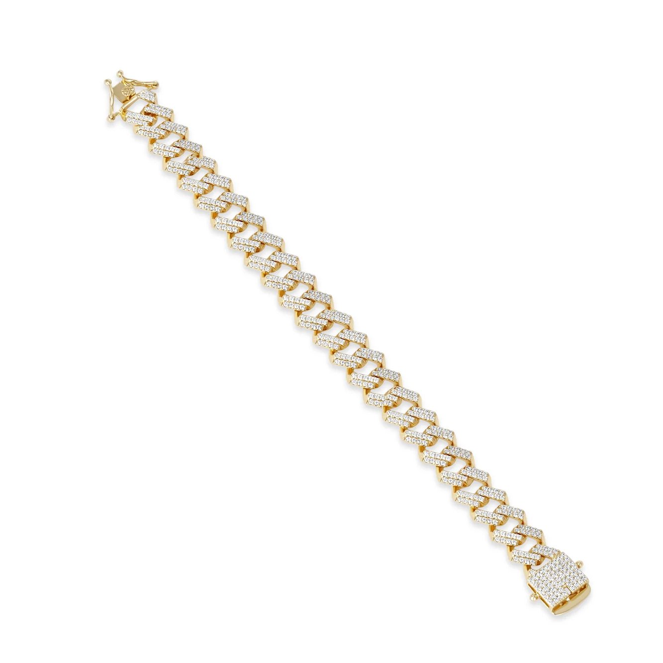 PRONG CUBAN LINK BRACELET