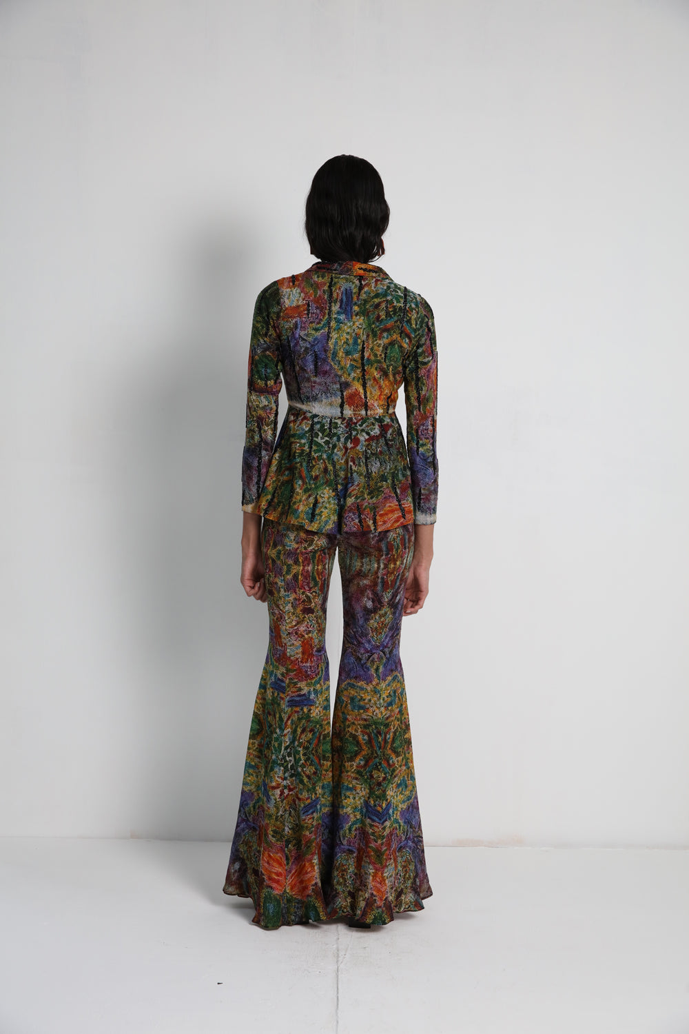 Midday Long Jacket With Flare Pant