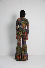 Midday Long Jacket With Flare Pant