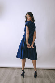 Deep Indigo Hook Dress