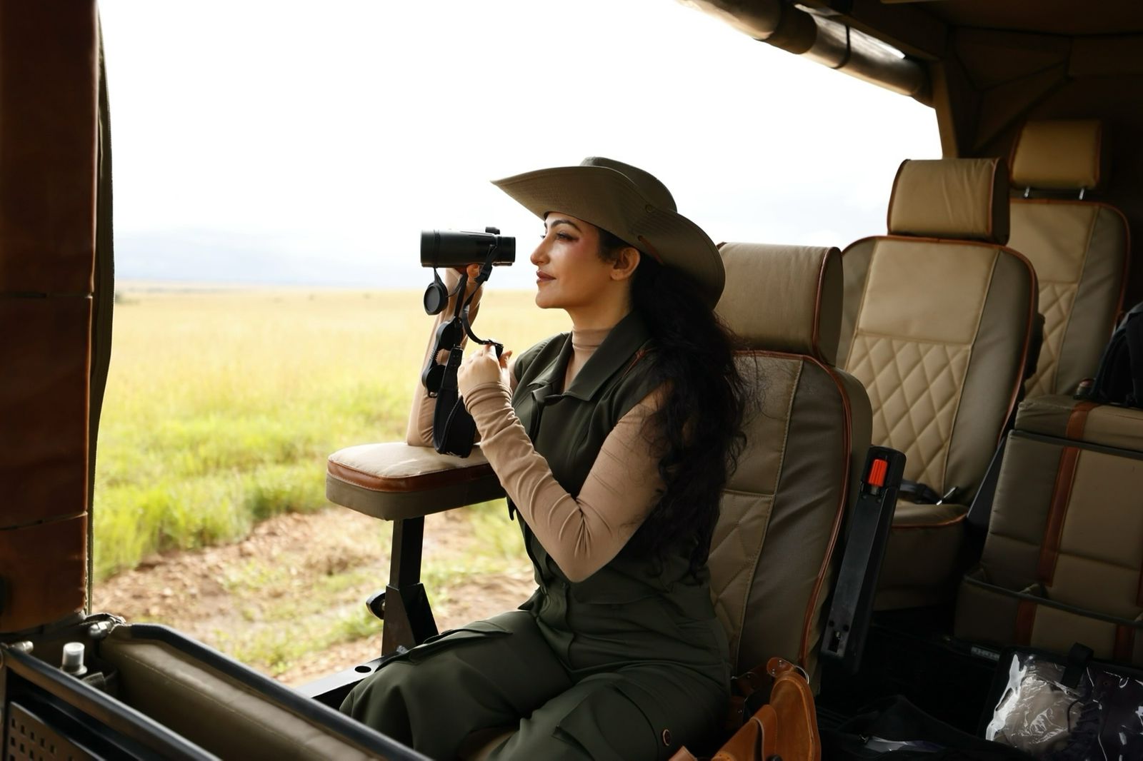 Shalini Passi In Olive Safari Co-ord