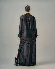 Circles Dhoti Drape Dress