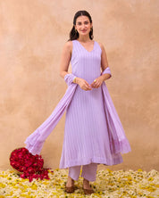 Lavender Grace Kurta Set
