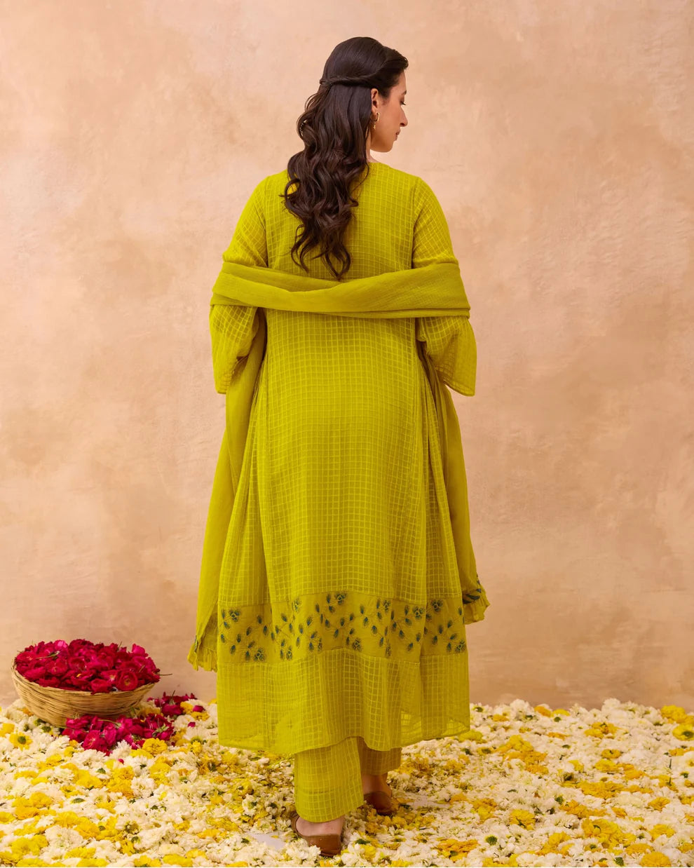 Amber Bloom Kurta Set