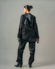 Cut Out Tassels Jacket & Pick Up Trouser Set