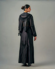 Quilted Necklines Drape Top & Ornament Patch Skirt Set