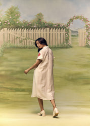Petal Dust Fluid Shirt Dress