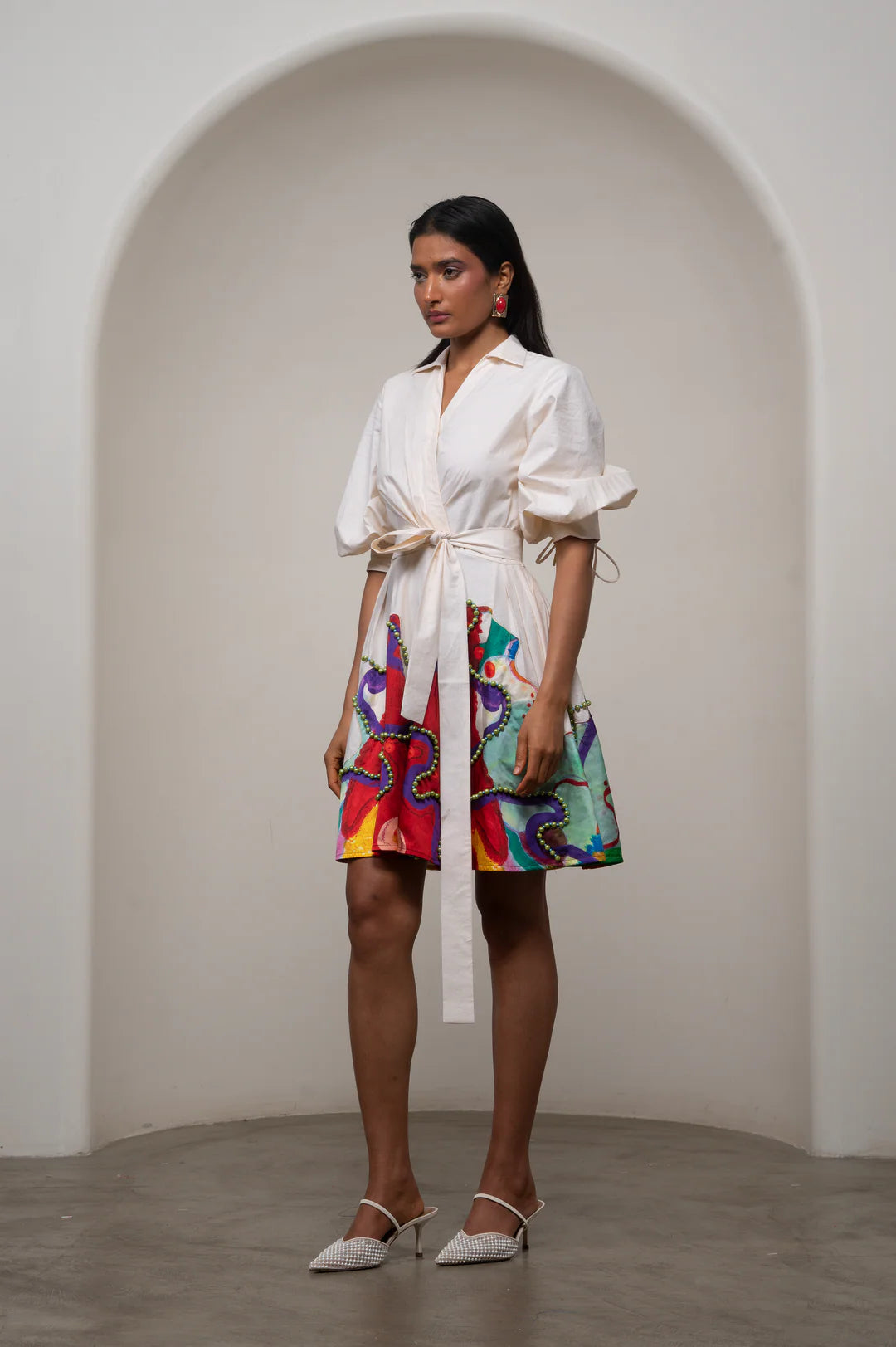 Alya Tie Up Dress