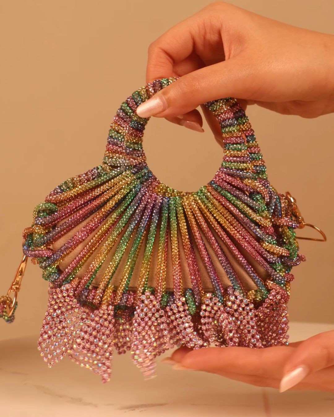Lumi Knot Mini Bag Rainbow