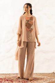 Kiara Nude Colour Co-ord Set