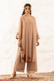 Anika Nude Colour Suit With Plazzo