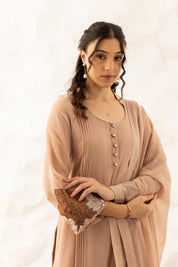 Anika Nude Colour Suit With Plazzo