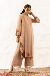 Anika Nude Colour Suit With Plazzo