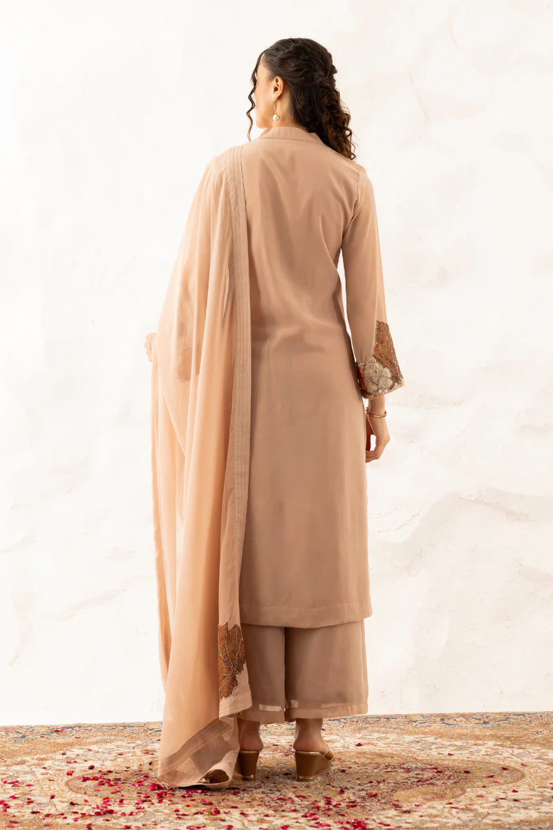 Anika Nude Colour Suit With Plazzo