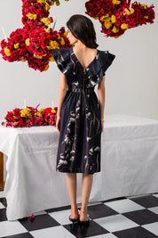 Victorian  Petals Ruffle Dress