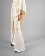 Patchwork Ornament Top & Outline Godet Trouser Set