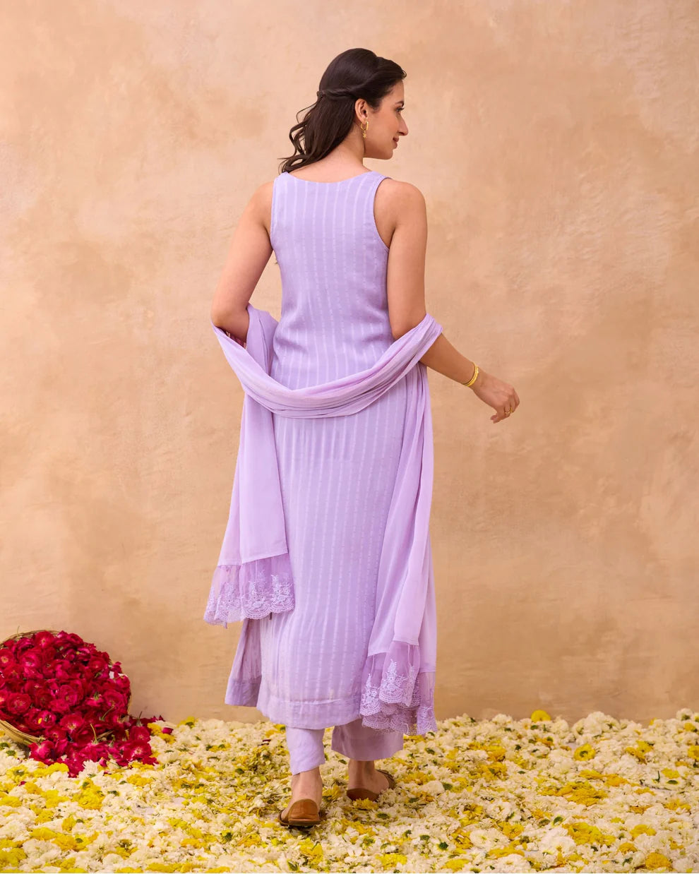 Lavender Grace Kurta Set
