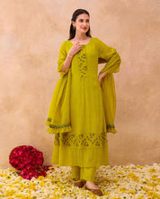 Amber Bloom Kurta Set