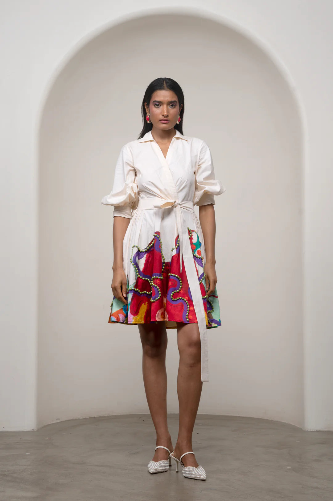 Alya Tie Up Dress